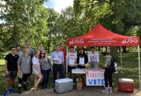 Frank LaRose at USG National Voter Registration Day Event
